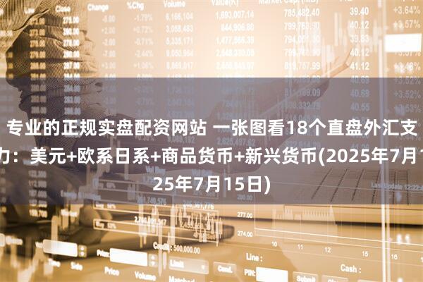 专业的正规实盘配资网站 一张图看18个直盘外汇支撑阻力：美元+欧系日系+商品货币+新兴货币(2025年7月15日)
